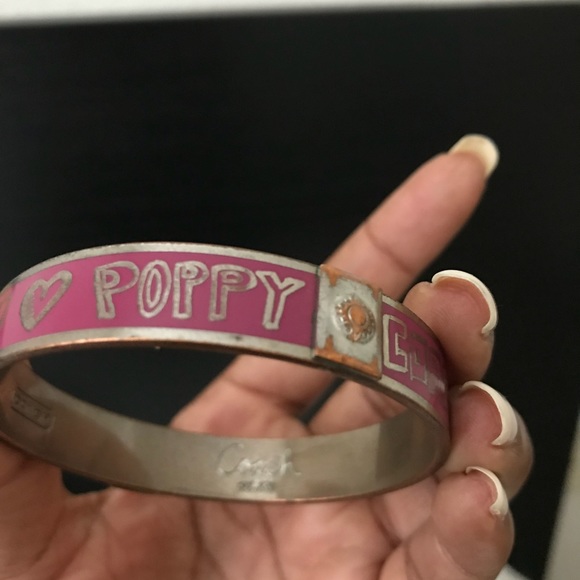 Coach Sterling bangle bracelet - Picture 2 of 4